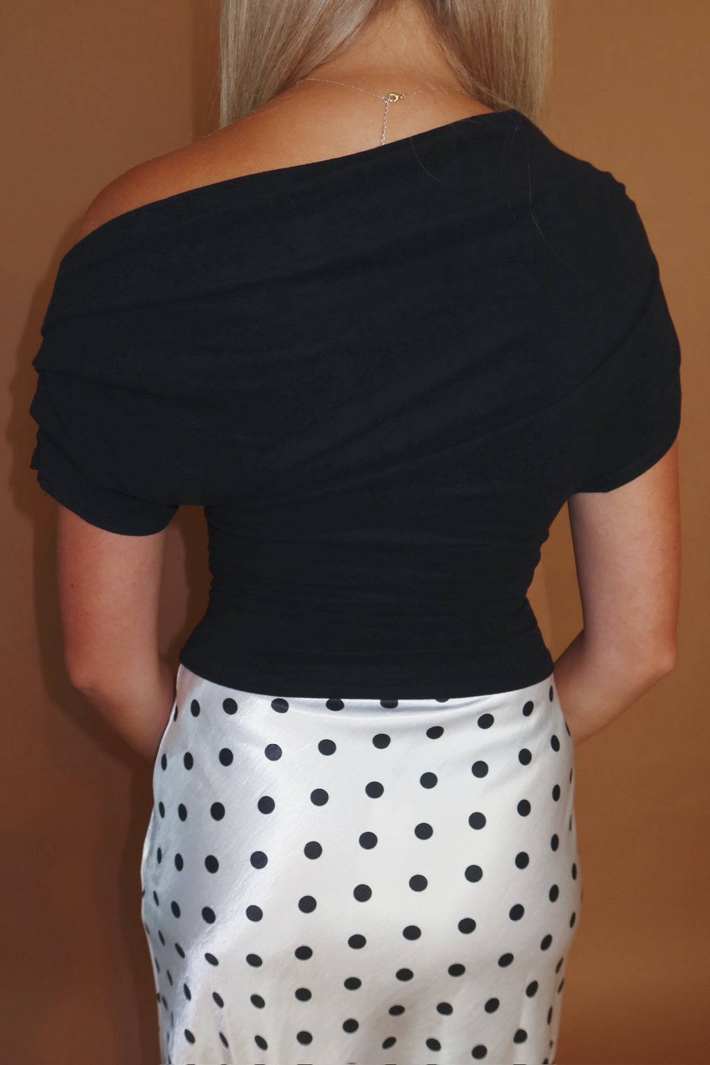 Stephanie Draped One Shoulder Top