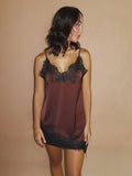 Baylee Satin Lace Trim Camisole