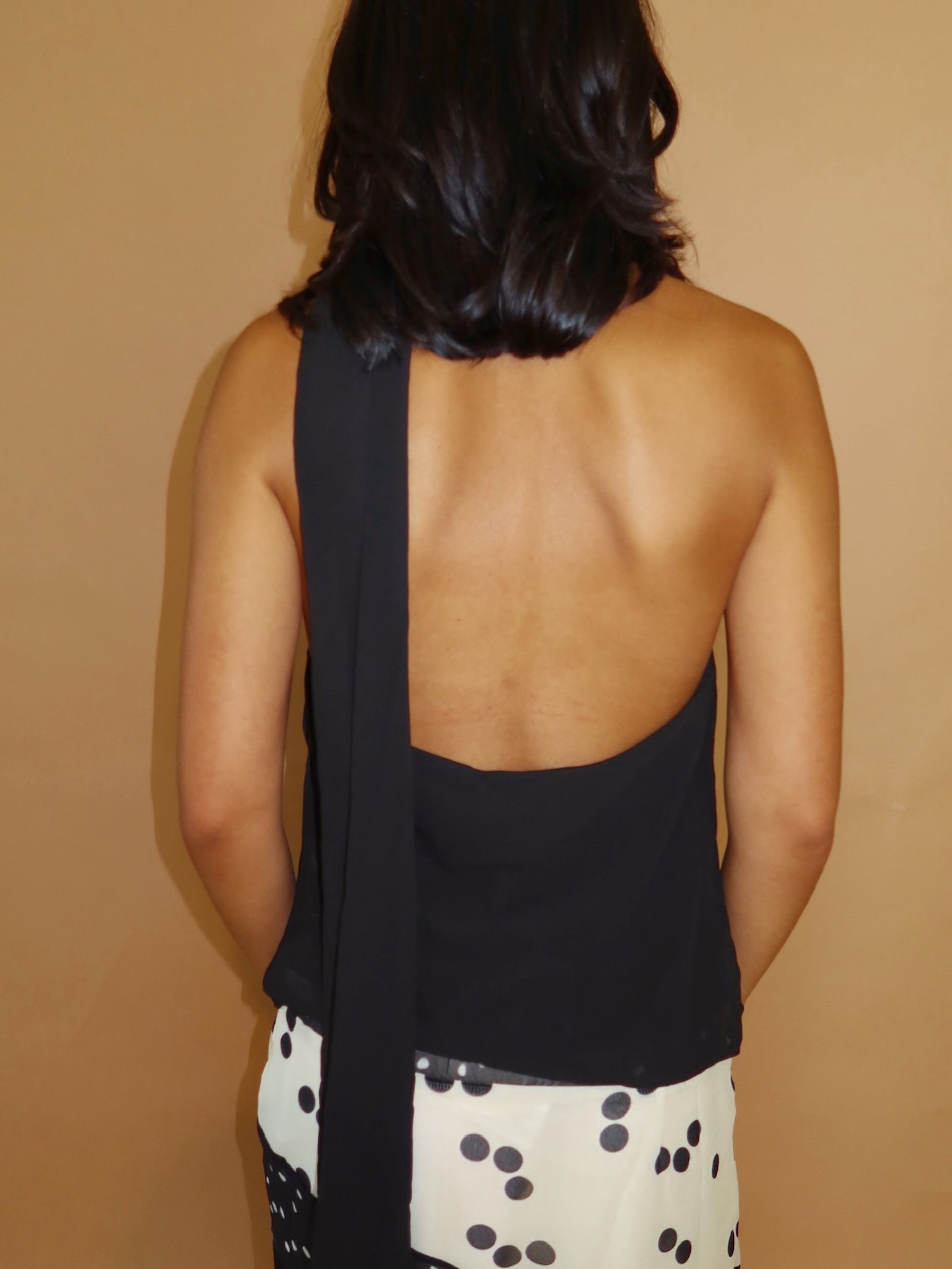 Payton Cowl Neck Scarf Top