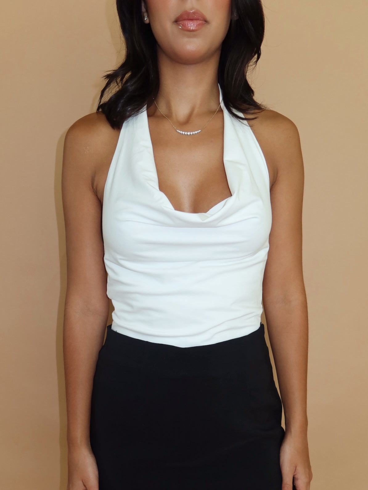 Courtney Ruched Halter Top