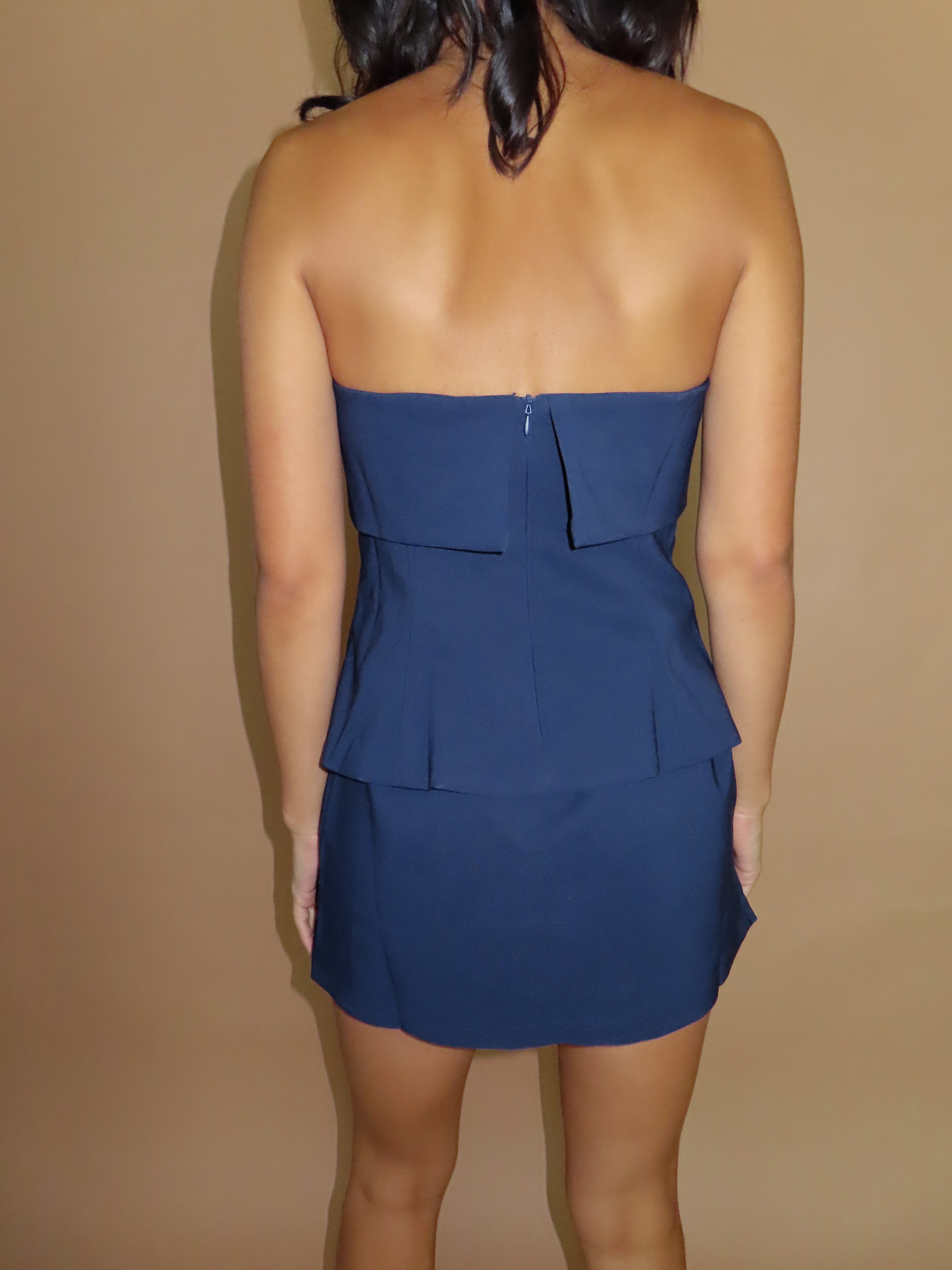 Bella Strapless Skort Set