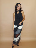 Payton Cowl Neck Scarf Top